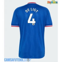 Camisa de time de futebol Manchester United Matthijs de Ligt #4 Replicas 2º Equipamento 2026-27 Manga Curta